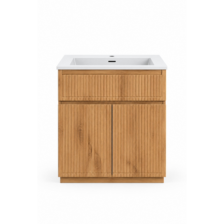 Aria Natural Oak Freestanding Vanity