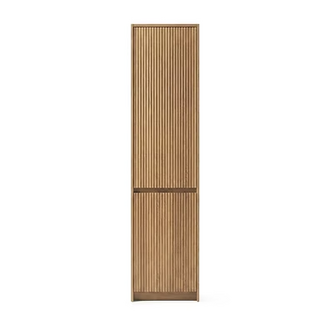 Aria Collection Natural Oak Floor-Standing Linen Cabinet