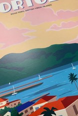 Tortola - BVI Retro travel poster - Giclee print 12" x 16"