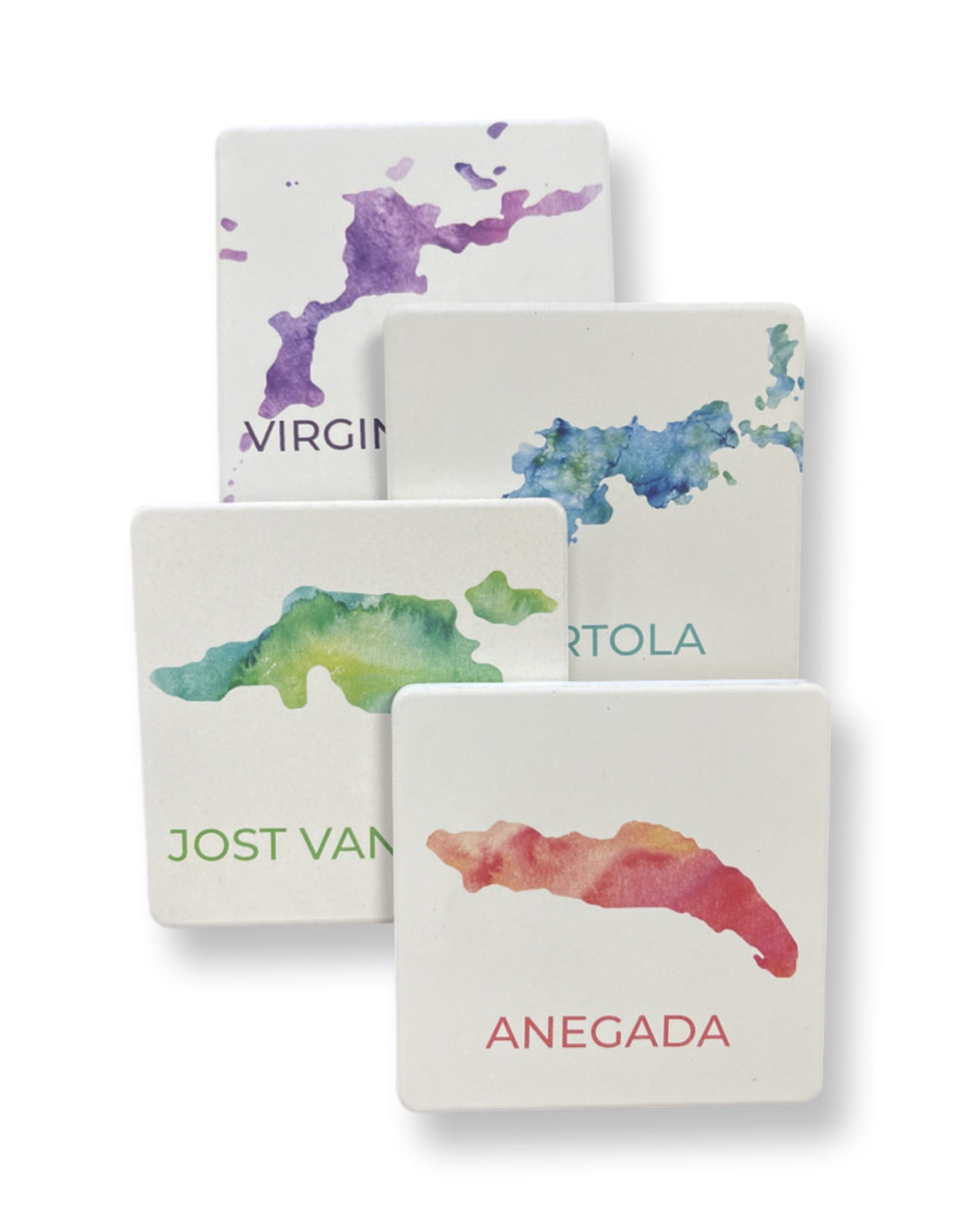 BVI Islands Coaster Set