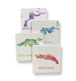 BVI Islands Coaster Set