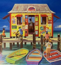"Anchor Down"  Art Print by Shari Erickson