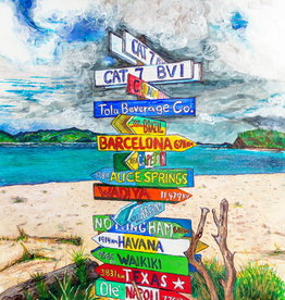 Matt Clark "Cat 7 Smuggler's Cove" Limited Edition Giclee Print by BVI Artist  Matt Clark