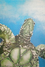 Lisa Muddiman Gray "Green Sea Turtle"  Print by BVI Artist Lisa Muddiman Gray