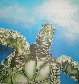 Lisa Muddiman Gray "Green Sea Turtle"  Print by BVI Artist Lisa Muddiman Gray
