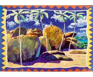 Card - BVI Art Karl Merklein - The Baths - Nutmeg and Co.