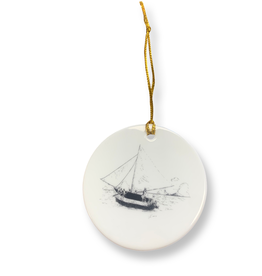 Ornament - "Tortola Sloop" BVI Artist Walden Benjamin