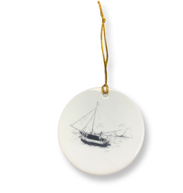 Tortola Sloop by Walden Benjamin - Ceramic Ornament