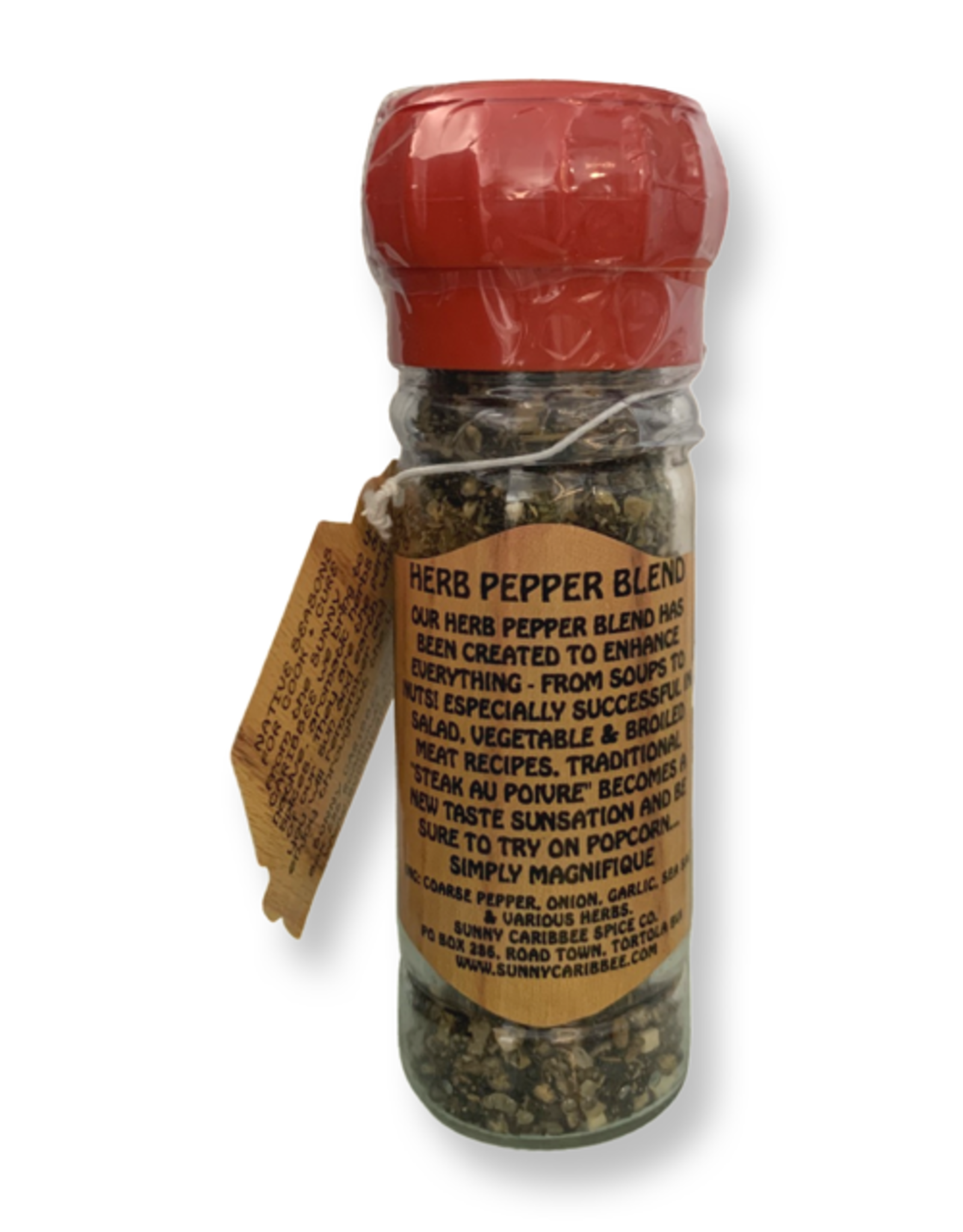 Sunny Caribbee Sunny Caribbee Course Herb Pepper Blend in Grinder