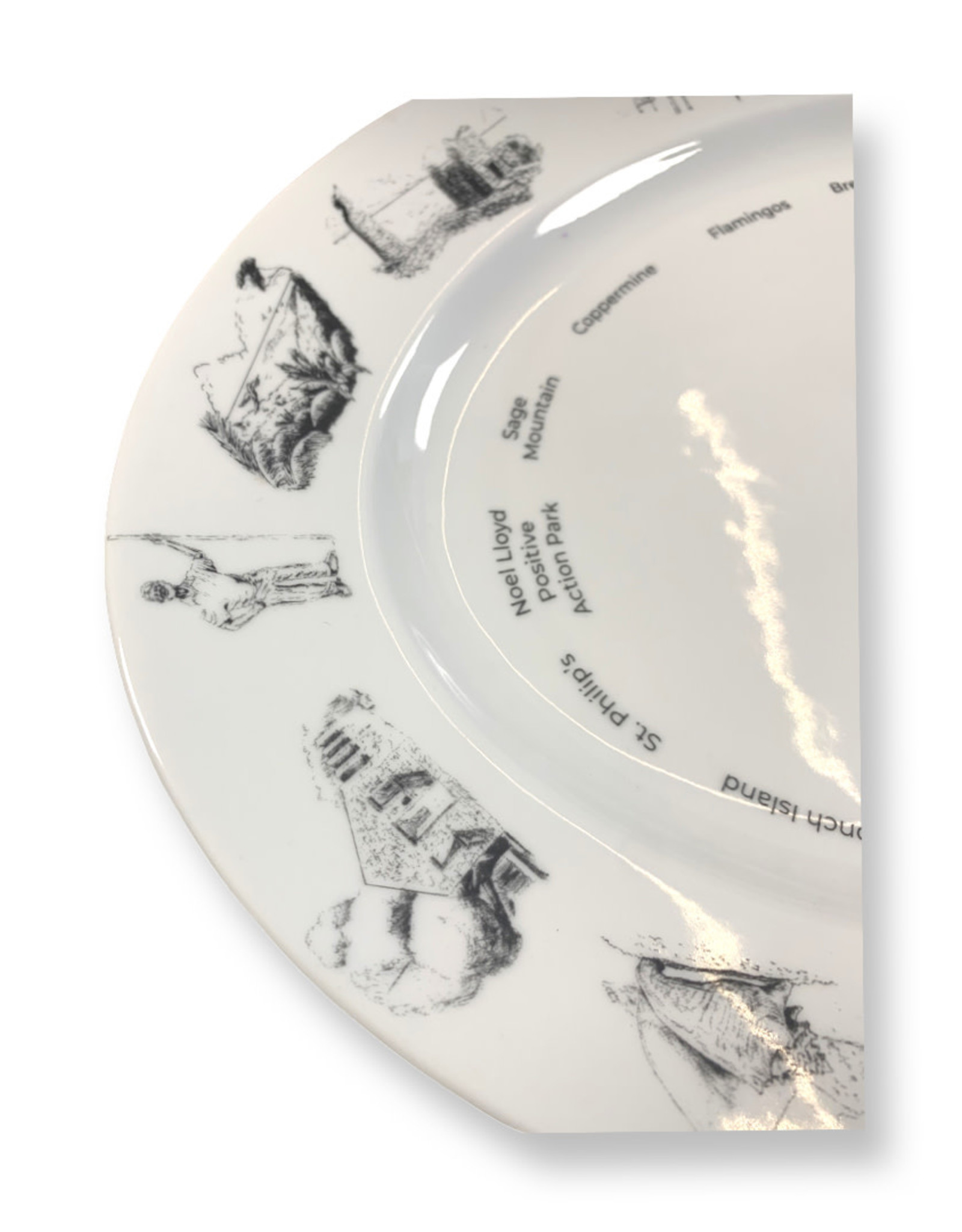 Platter - "Treasures of the BVI" BVI Artist Walden Benjamin 2021