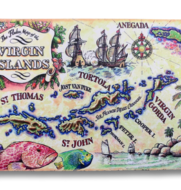 Magnet - Map -Virgin Islands