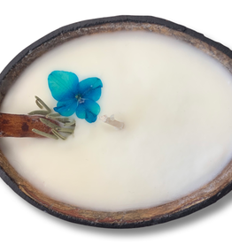 Candle - Coconut Shell - Dry Gin & Cypress - Made in BVI