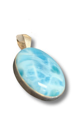 Samarkand Samarkand Pendant  Ocean Larimar Oval Medium