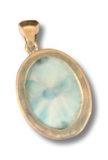 Samarkand Samarkand Pendant  Ocean Larimar Oval Medium