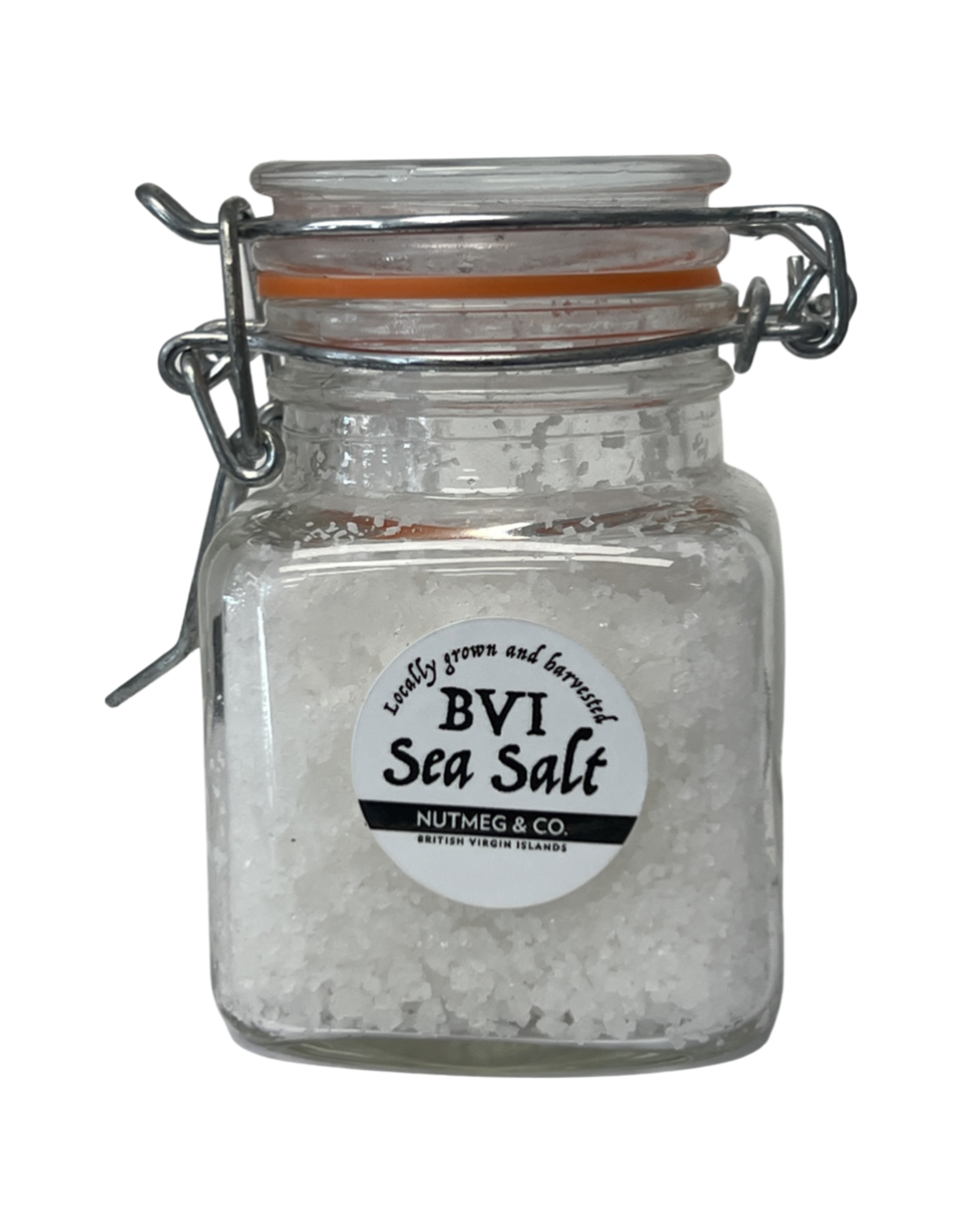 Nutmeg & Co. BVI Sea Salt Mini Mason Glass Jar - 2.5oz