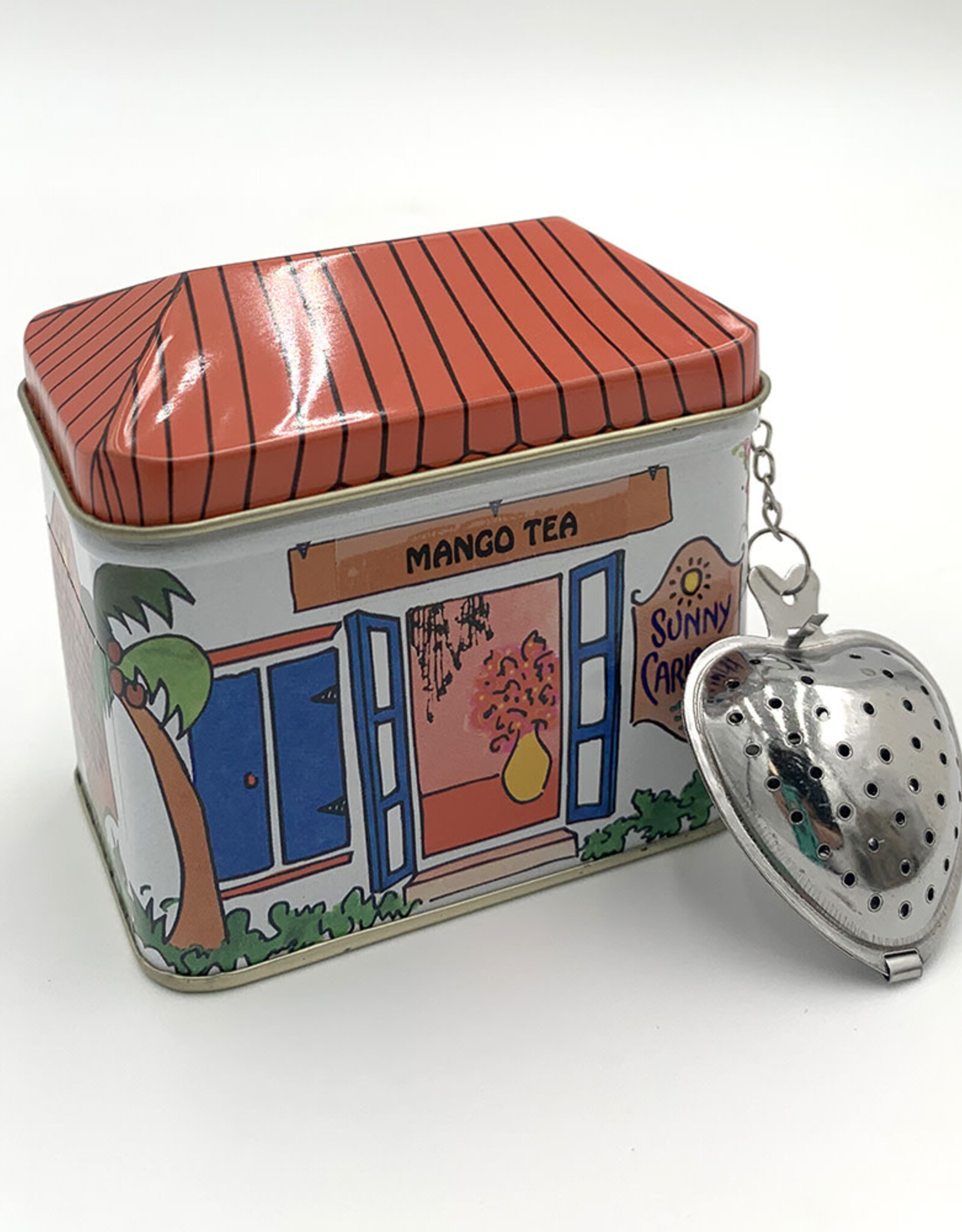 Sunny Caribbee Sunny Caribbee - Mango Tea Tin with Infuser