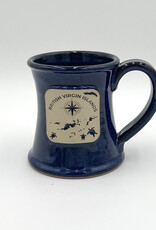 Stoneware Mug - BVI - Electric Blue
