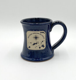 Stoneware Mug - BVI - Electric Blue