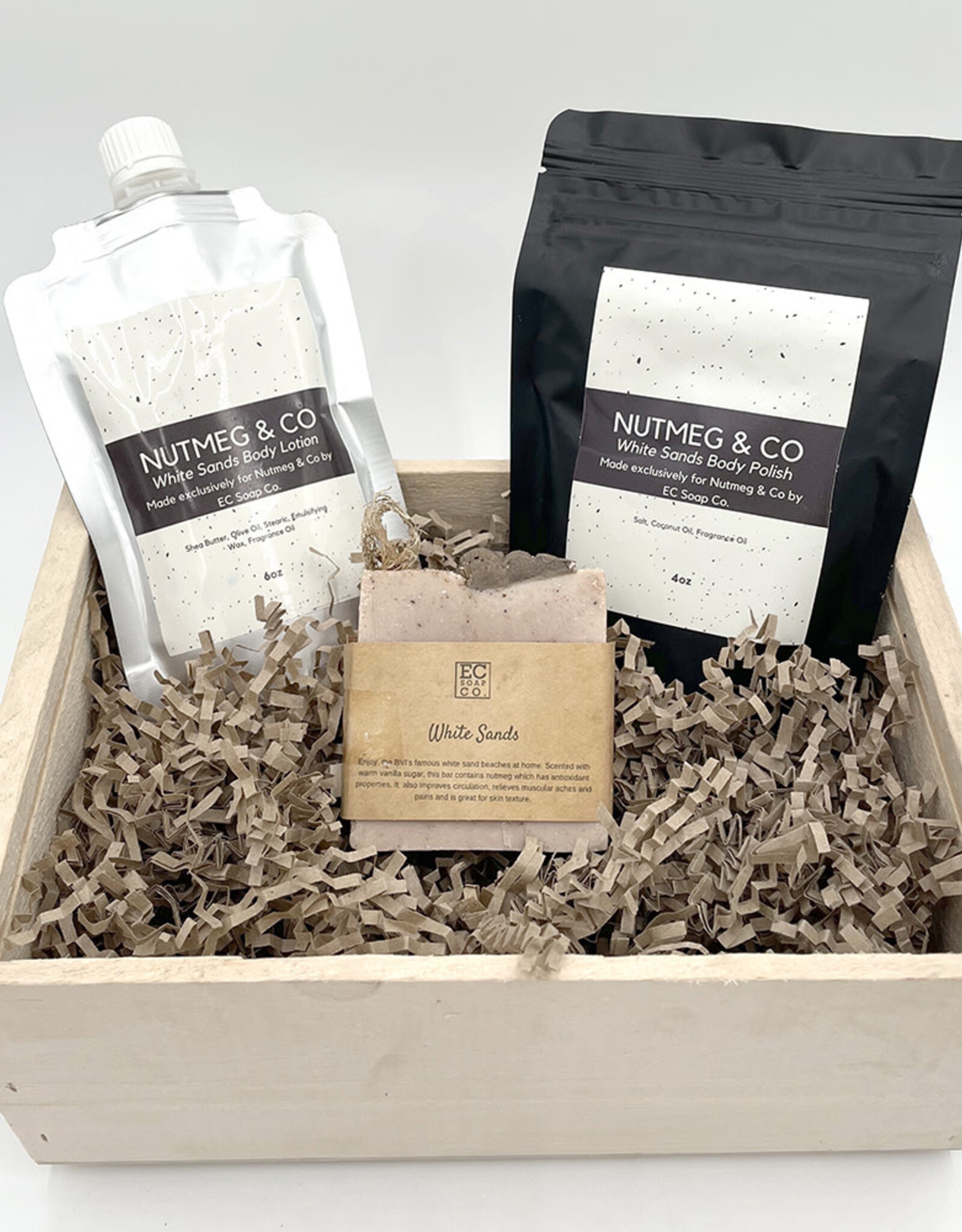 Nutmeg & Co. Gift Box - White Sands Bath & Body  - BVI Made