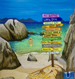Matt Clark "The Baths, Virgin Gorda"  Limited Edition Giclee Print by BVI Artist  Matt Clark