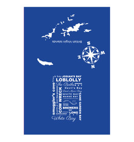 Nutmeg & Co. BVI Beaches Tea Towel