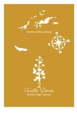 Nutmeg & Co. Turtle Dove & Century Tree Tea Towel