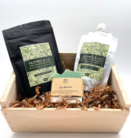Nutmeg & Co. Gift Box - Sage Mountain Bath & Body - BVI Made