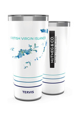 Tervis Stainless 30 oz White/Sip Top - BVI Islands