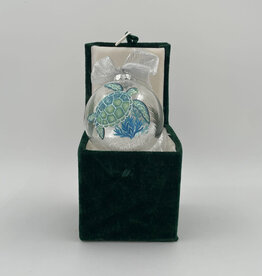 Clear Mar Indigo BVI Christmas Ornaments Hand Painted