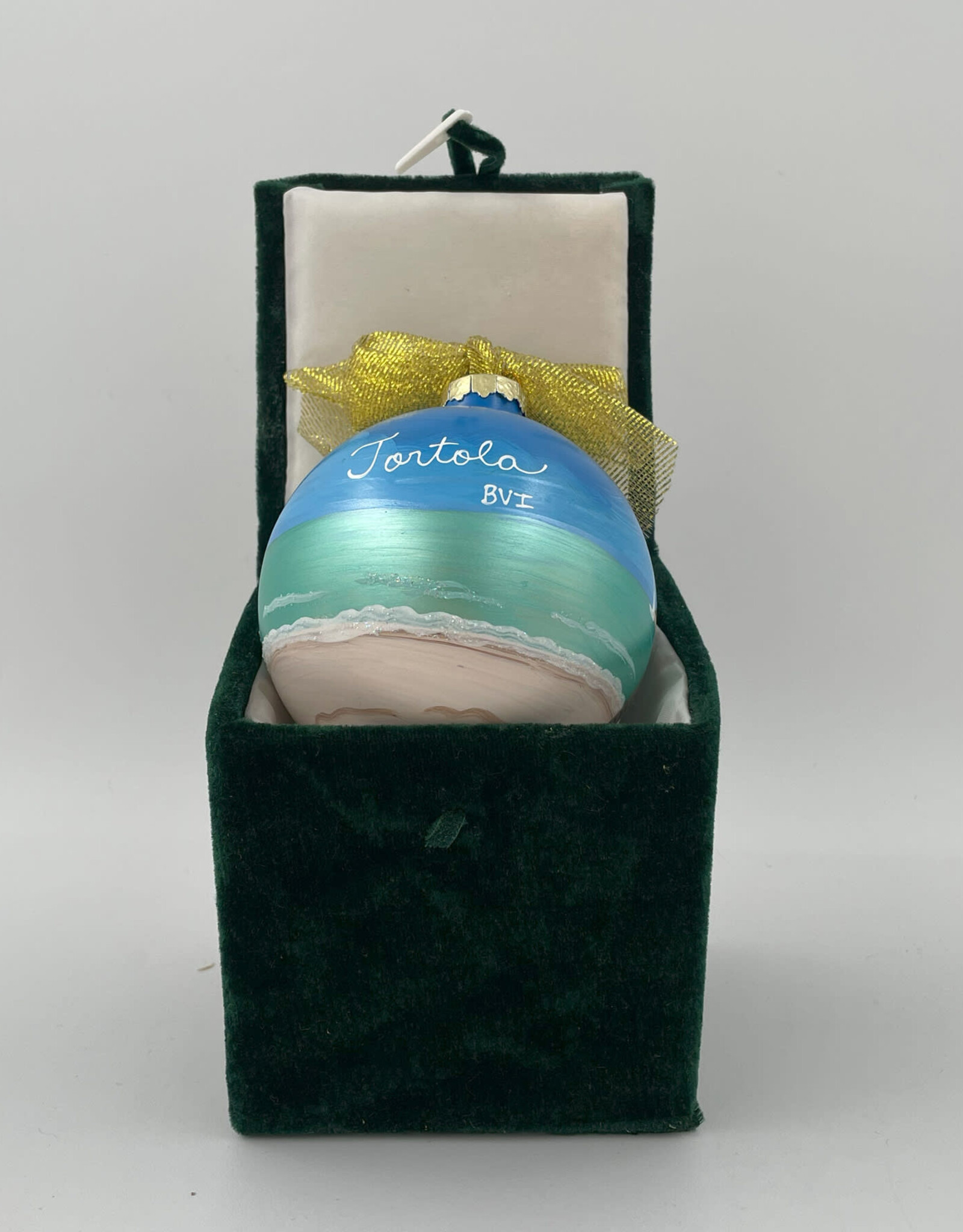 Happy Holidays BVI Christmas Ornaments - Hand Painted