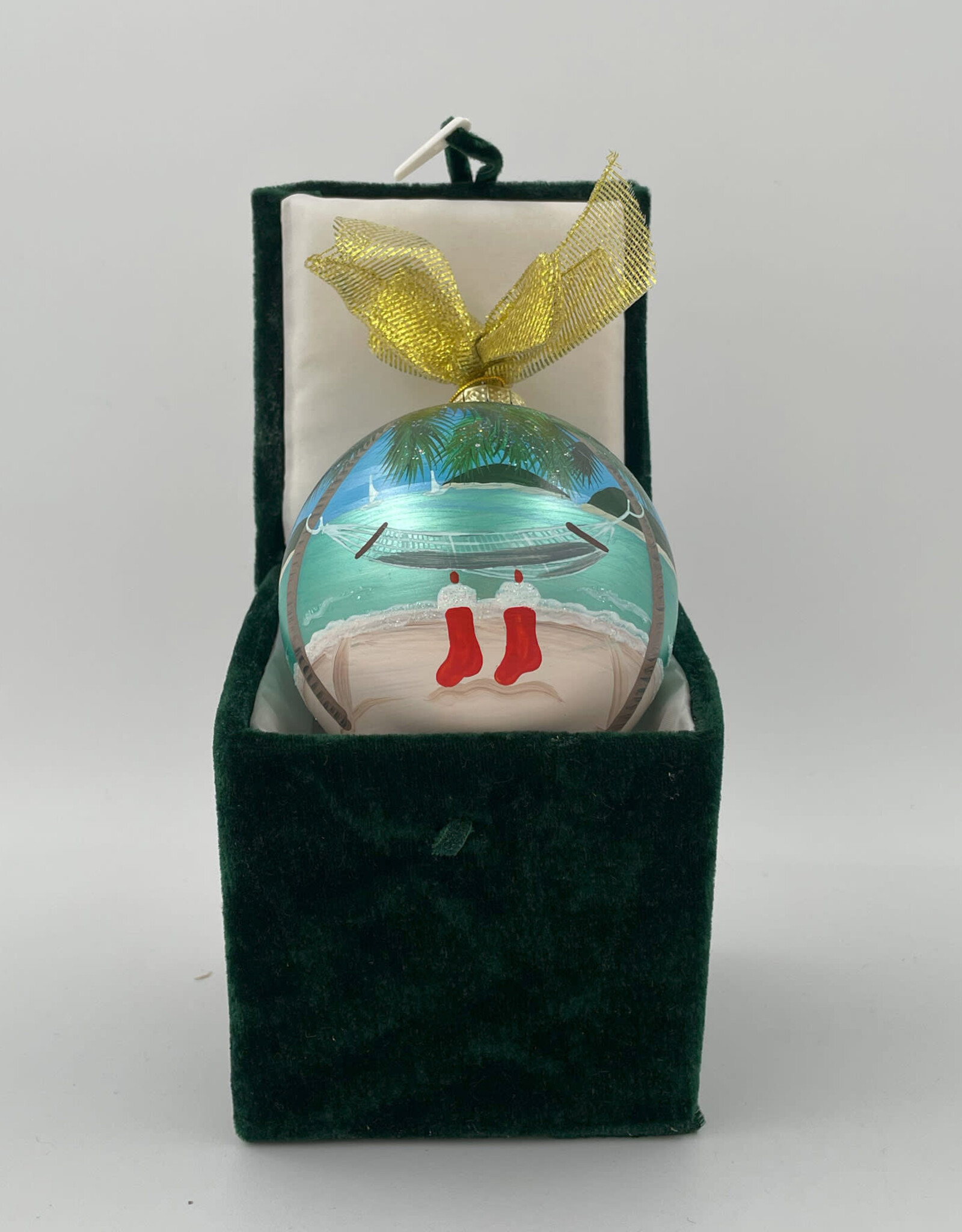 Happy Holidays BVI Christmas Ornaments - Hand Painted