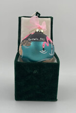 Pretty in Pink Flamingo  BVI Christmas Ornaments - Hand Painted