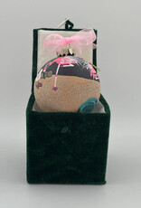 Pretty in Pink Flamingo  BVI Christmas Ornaments - Hand Painted