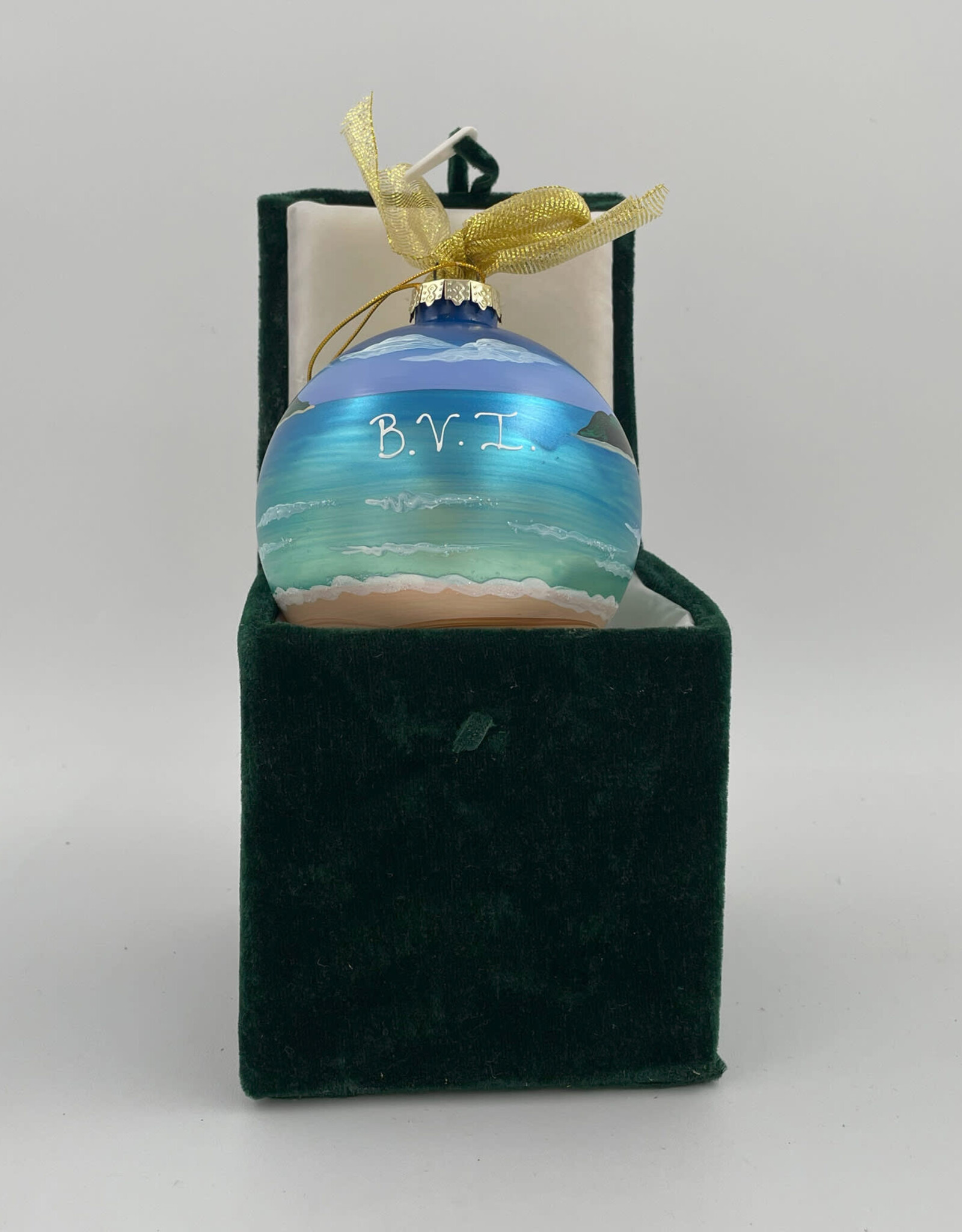 Warm Wishes BVI Christmas Ornaments - Hand Painted
