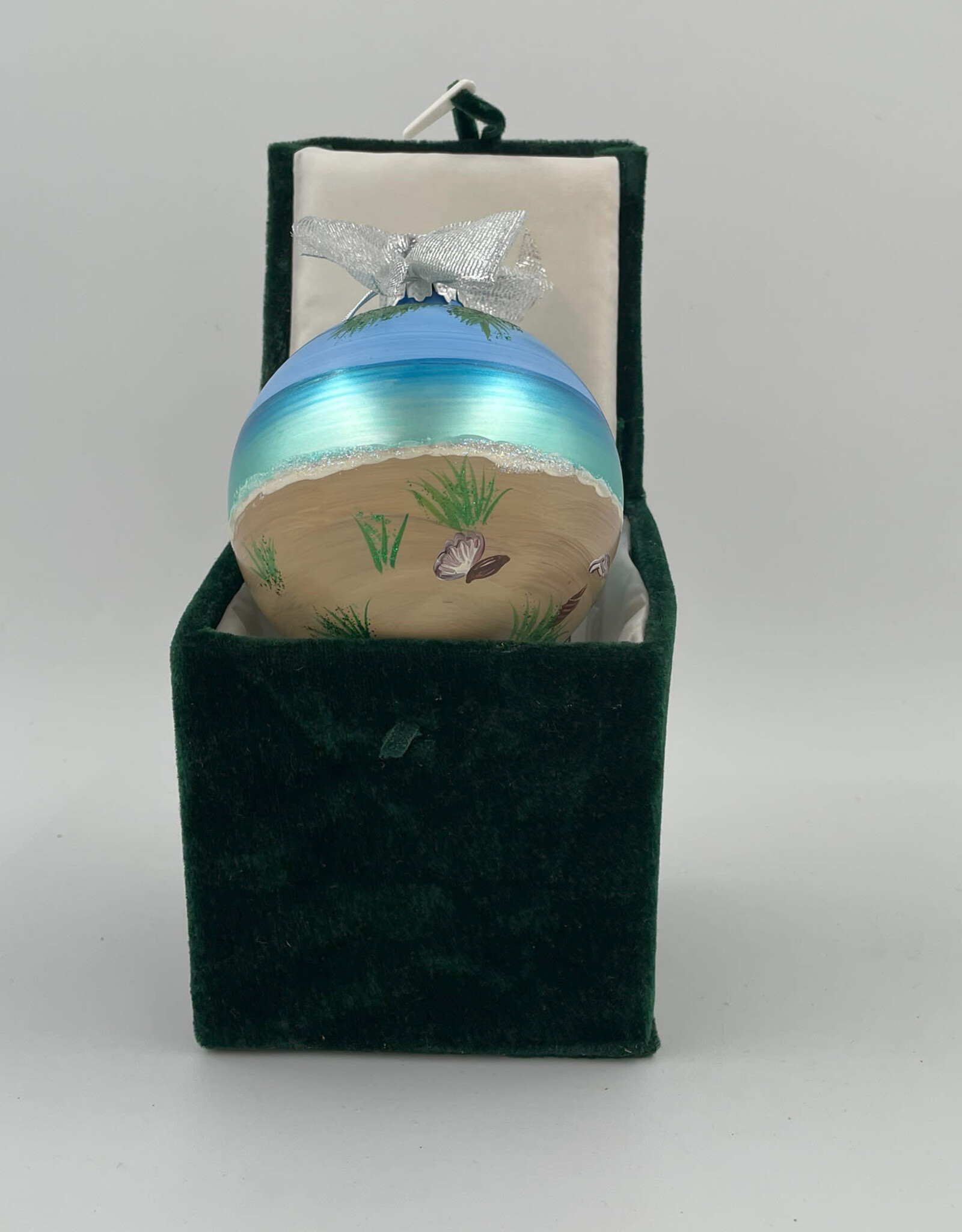 Gone to the Beach BVI Christmas Ornament  Hand Painted