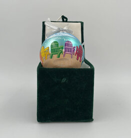 Vacation BVI Christmas Ornaments - Hand Painted Glass