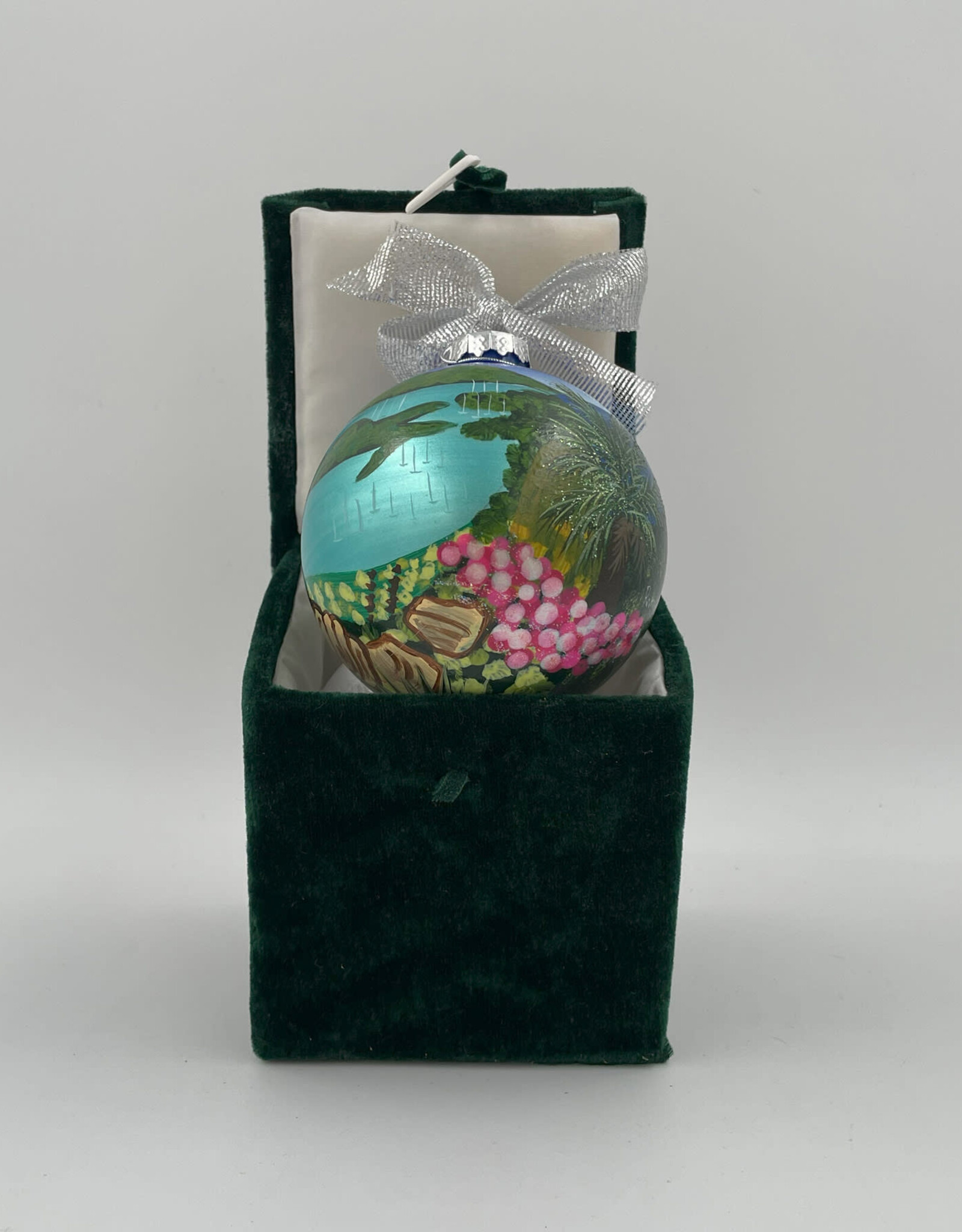 Down Island BVI Christmas Ornament Hand Painted