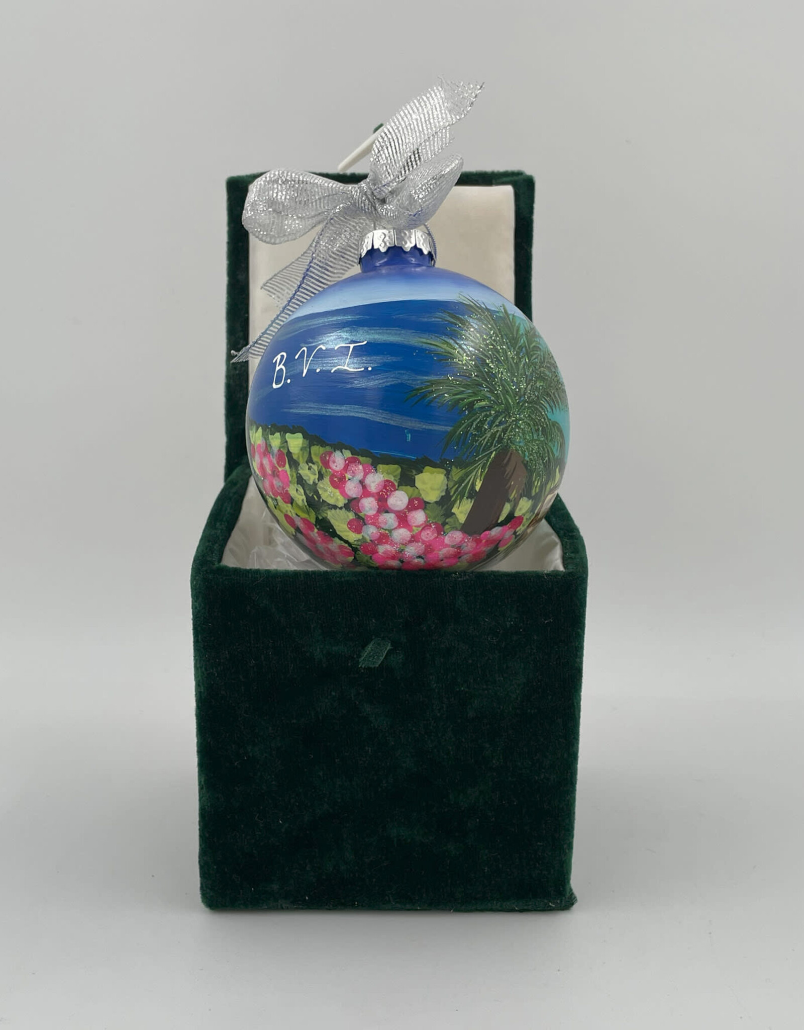 Down Island BVI Christmas Ornament Hand Painted