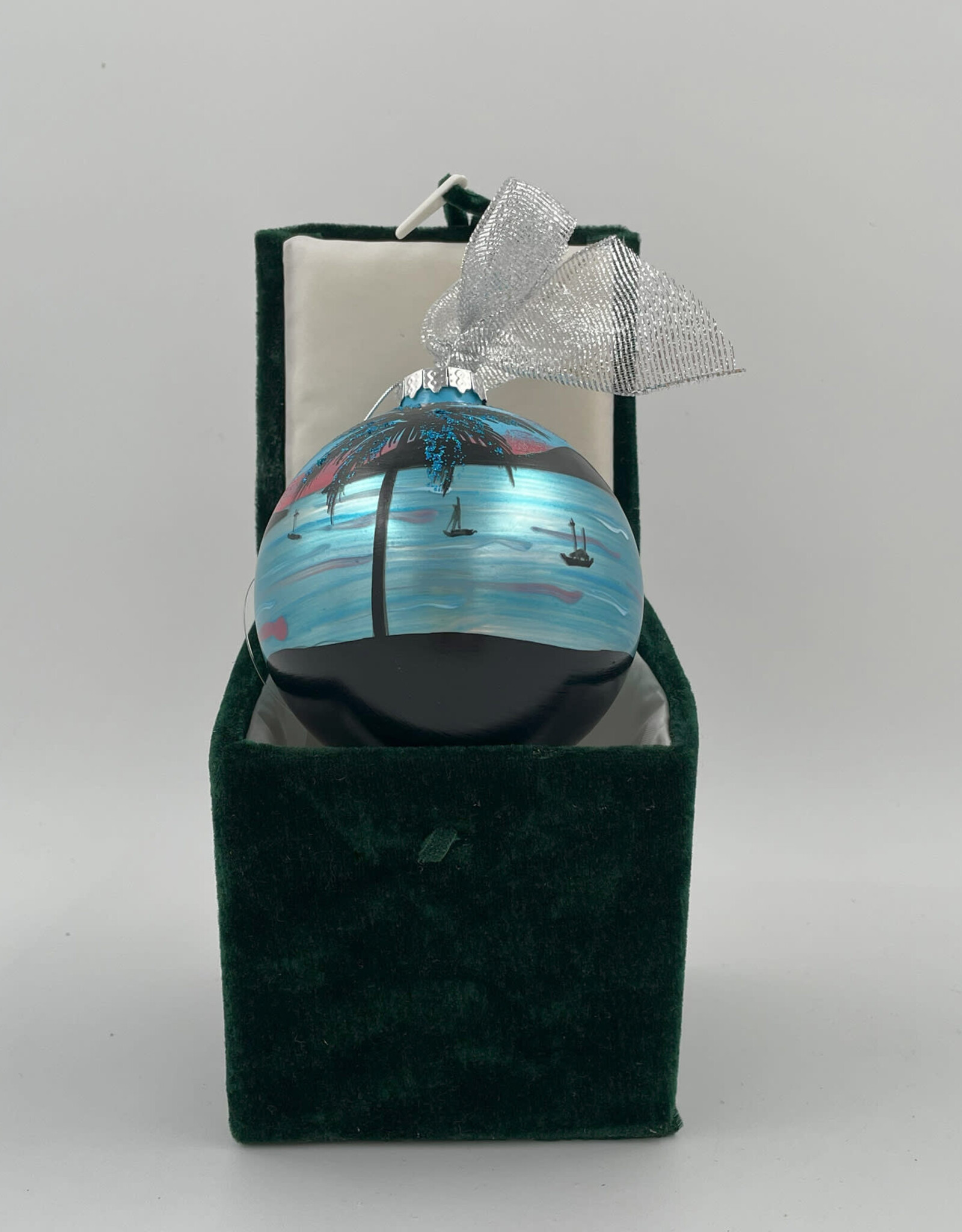 Into the Blue BVI Christmas Ornaments - Hand Painted Glass