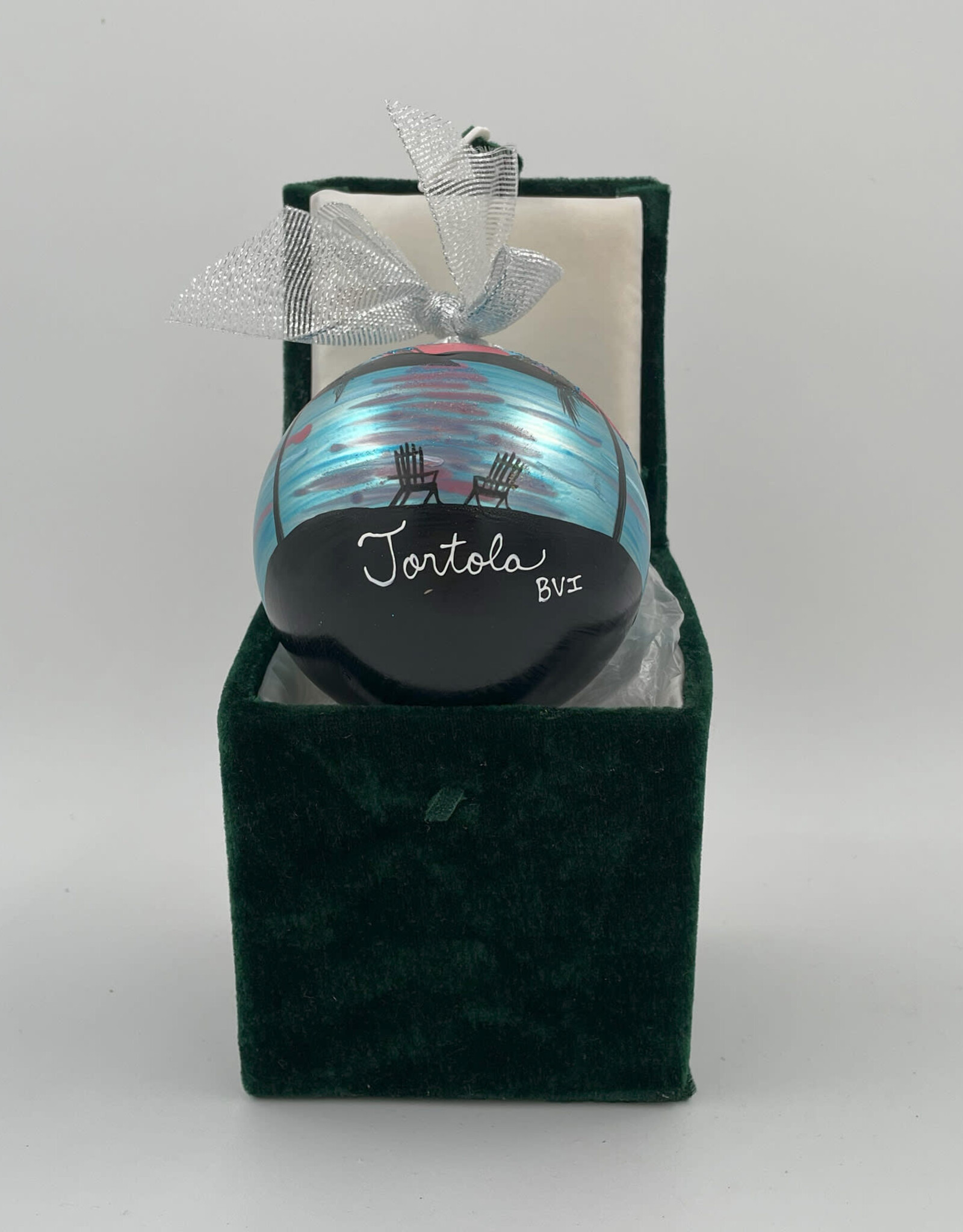 Into the Blue BVI Christmas Ornaments - Hand Painted Glass