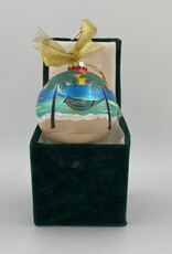 Golden Hour BVI Christmas Ornaments - Hand Painted Glass