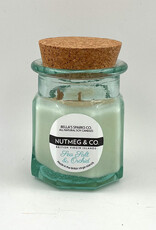 Sea Salt & Orchid Candle in Recycled Glass - Made in the BVI