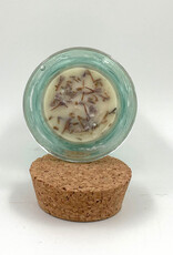 Lavender Driftwood Candle in Recycled Glass - Made in the BVI