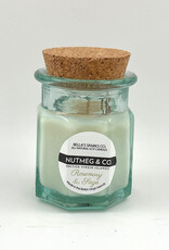 Rosemary & Sage Candle in Recycled Glass - Made in the BVI