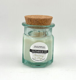 Rosemary & Sage Candle in Recycled Glass - Made in the BVI