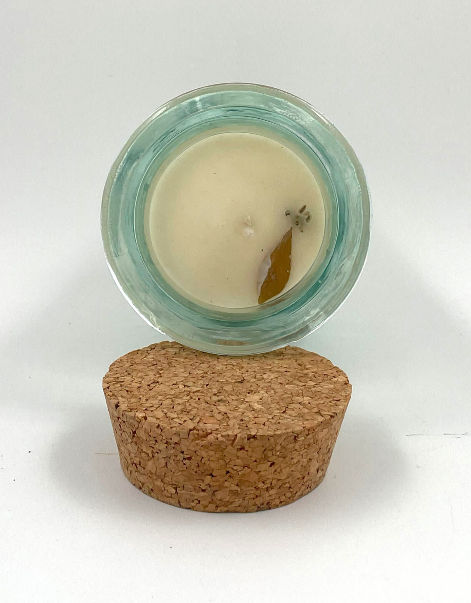 Rosemary & Sage Candle in Recycled Glass - Made in the BVI
