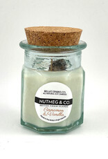 Cinnamon & Vanilla  Candle in Recycled Glass - Made in the BVI