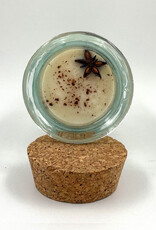 Cinnamon & Vanilla  Candle in Recycled Glass - Made in the BVI