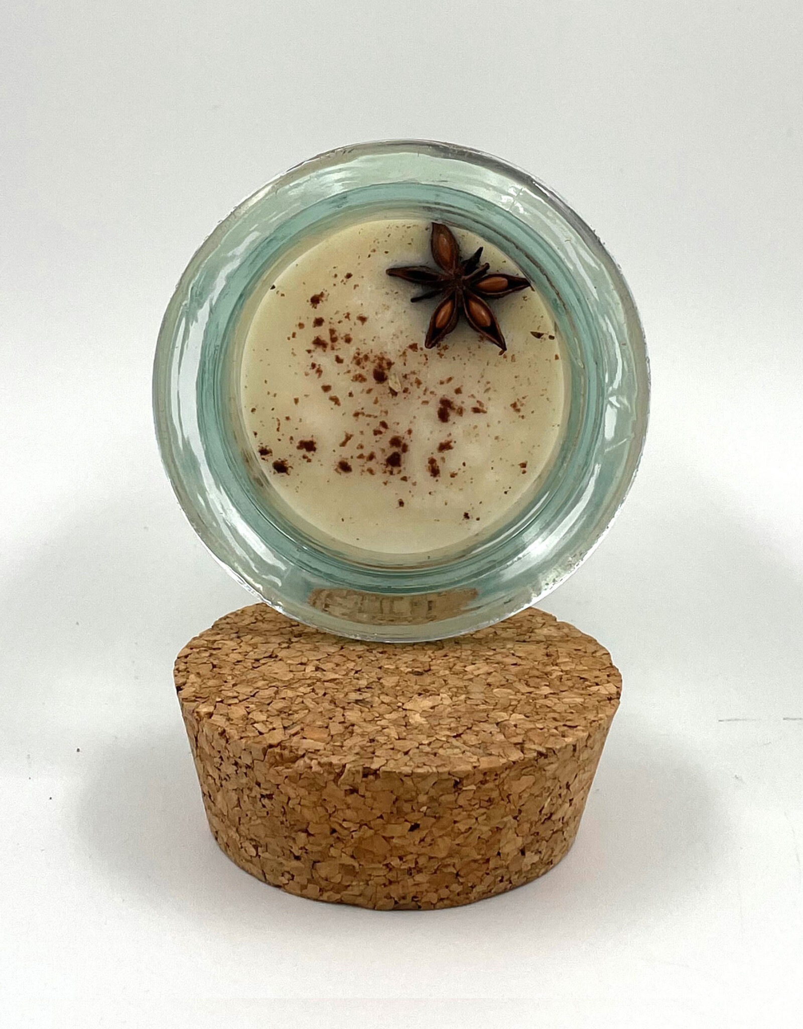 Cinnamon & Vanilla  Candle in Recycled Glass - Made in the BVI