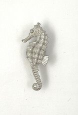 Handmade Pewter Magnet - Seahorse